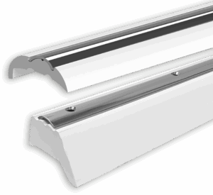 Rib Rails Rigid Rub Rails | Stainless Steel & Vinyl | Barbour Marine