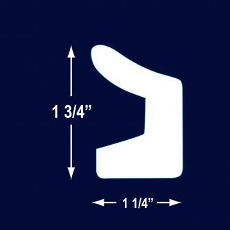 Solid Rigid Rub Rails