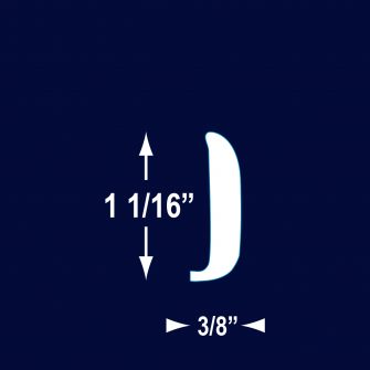 Solid Rigid Rub Rails