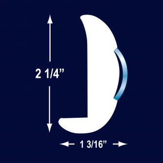 F2069 1″ Hollow SS Trim