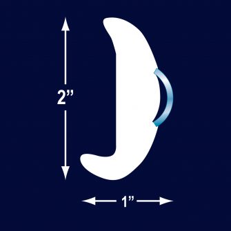 F2083 3/4″ Hollow SS Trim