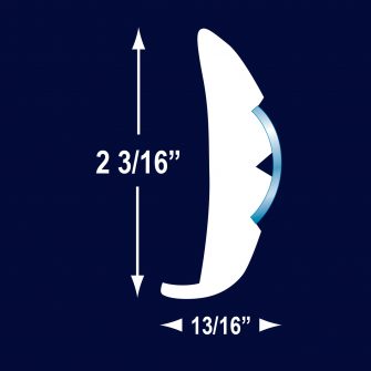 R1107 1″ Hollow SS Trim