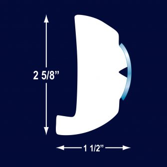 R1329 1-1/4″ Hollow SS Trim