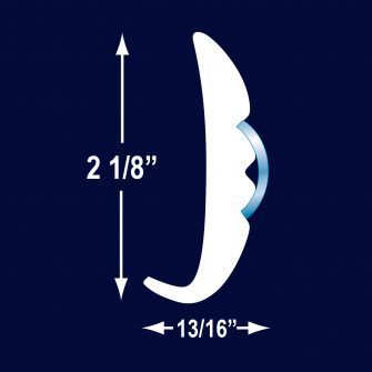 R1336 3/4″ Hollow SS Trim