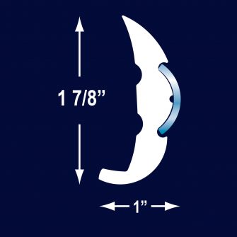 R1707 3/4″ Hollow SS Trim