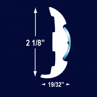 R1708 1″ Hollow SS Trim